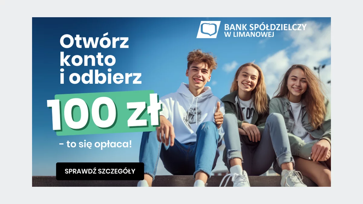 Konto dla młodych z bonusem – 100 zł na start!