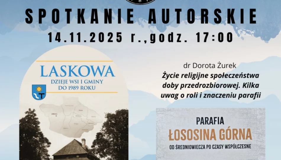 Zaproszenie na spotkanie autorskie w Muzeum Regionalnym Ziemi Limanowskiej - zdjęcie 1