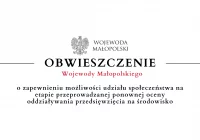 Obwieszczenie Wojewody Małopolskiego - 12.11 - zdjęcie główne