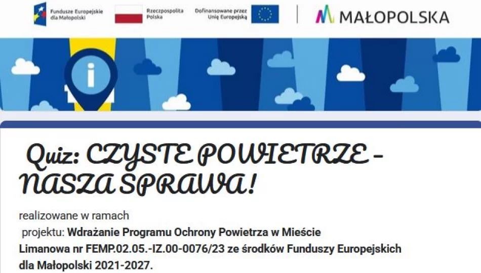 Quiz z nagrodami z okazji Dnia Czystego Powietrza! - zdjęcie 1