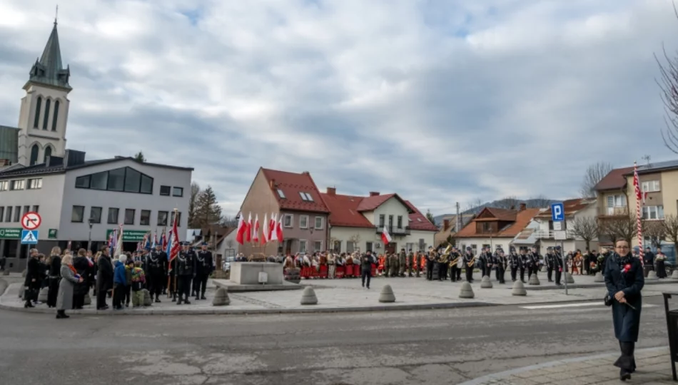 Mszana Dolna świętowała 107. rocznicę odzyskania niepodległości (ZDJĘCIA) - zdjęcie 1
