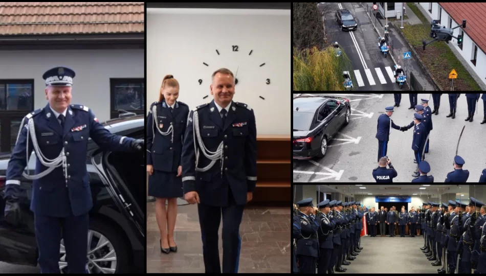 Awansowany komendant witany jak prezydent. Relację usunięto (FILM) - zdjęcie 1