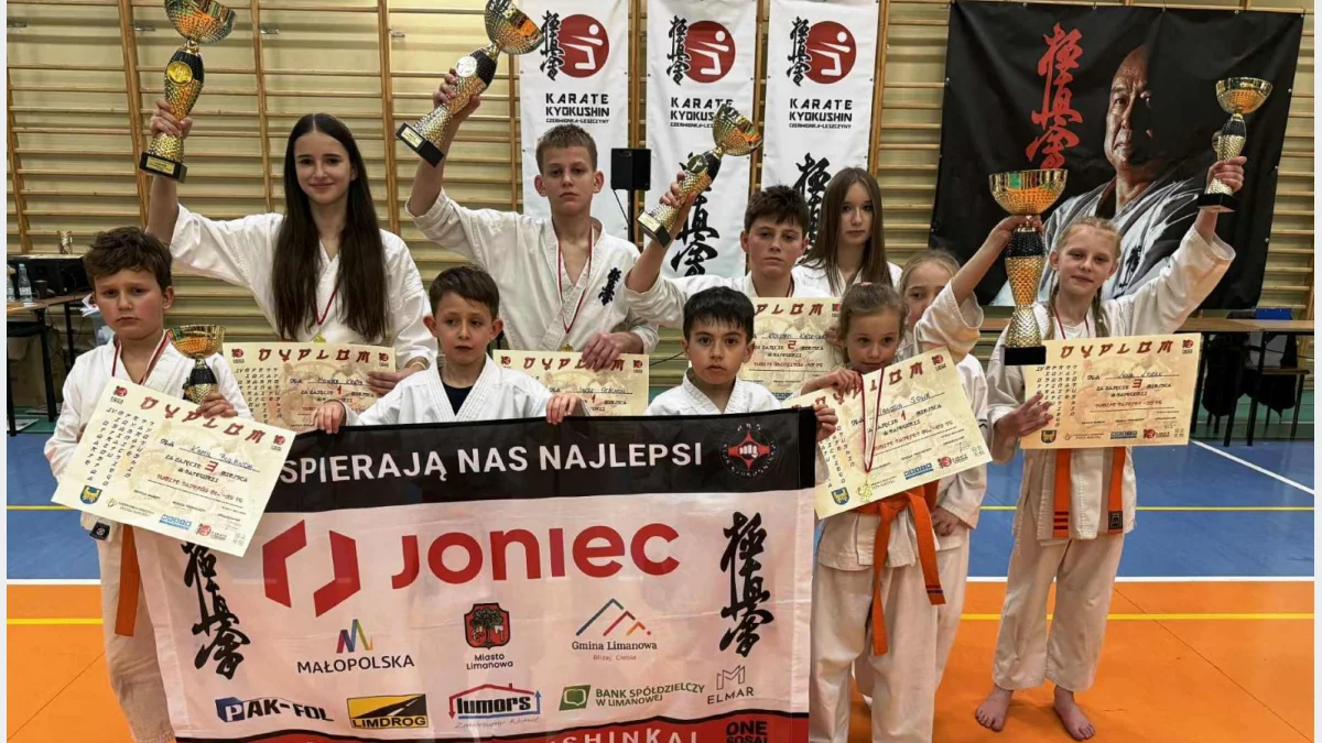 6 medali dla ARS Limanowa – JONIEC Team podczas Otwartych Mistrzostw Powiatu Rybnickiego w Karate Kyokushin