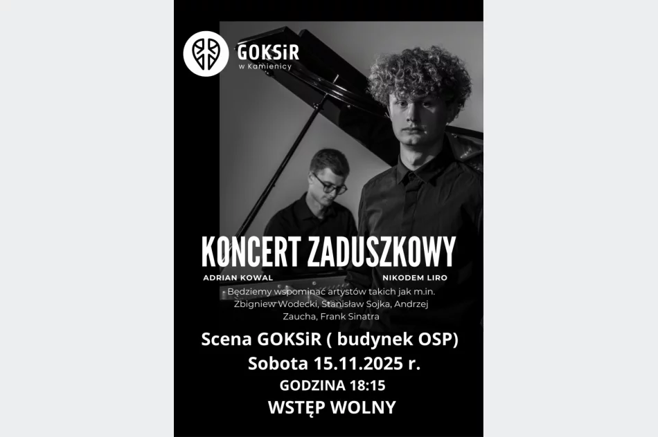 Koncert Zaduszkowy - muzyczne wspomnienia artystów, których już nie ma - zdjęcie 2