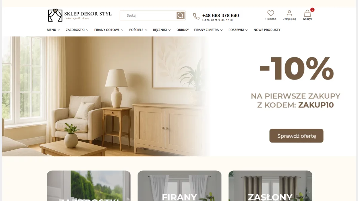 Dlaczego warto kupować tekstylia domowe online? 