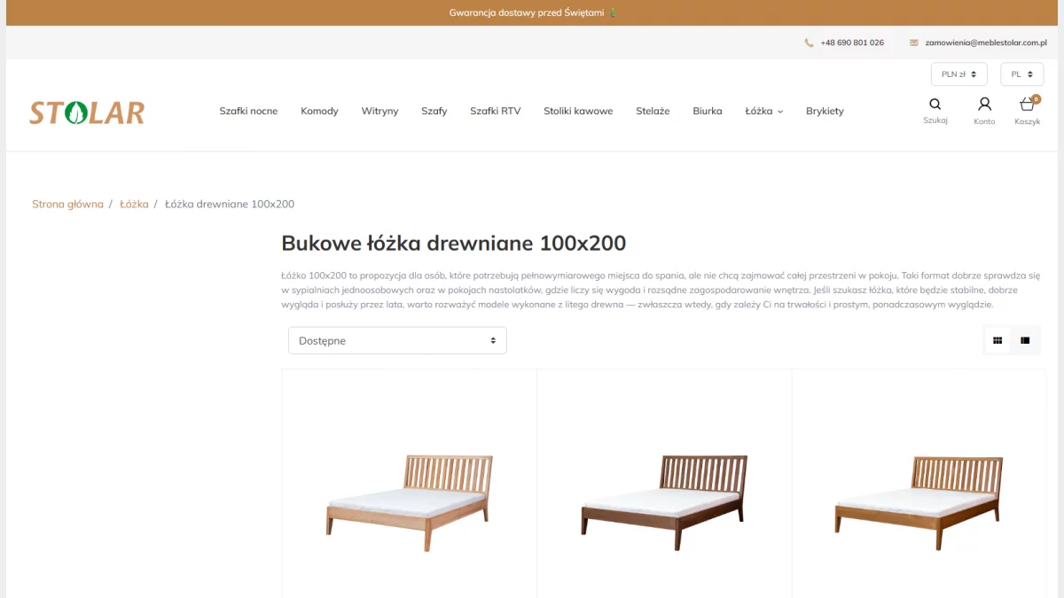 Łóżka drewniane 100x200 – idealne rozwiązanie do małych i średnich sypialni