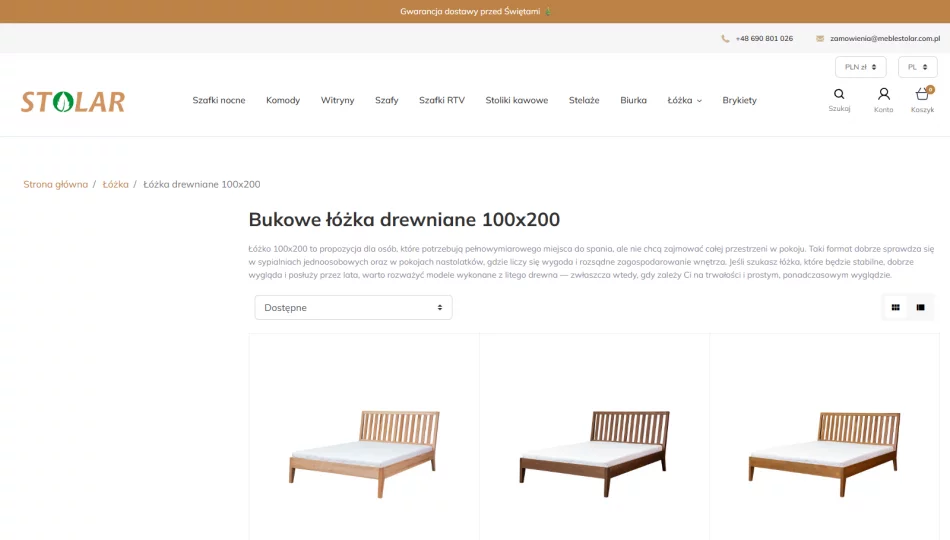 Łóżka drewniane 100x200 – idealne rozwiązanie do małych i średnich sypialni - zdjęcie 1