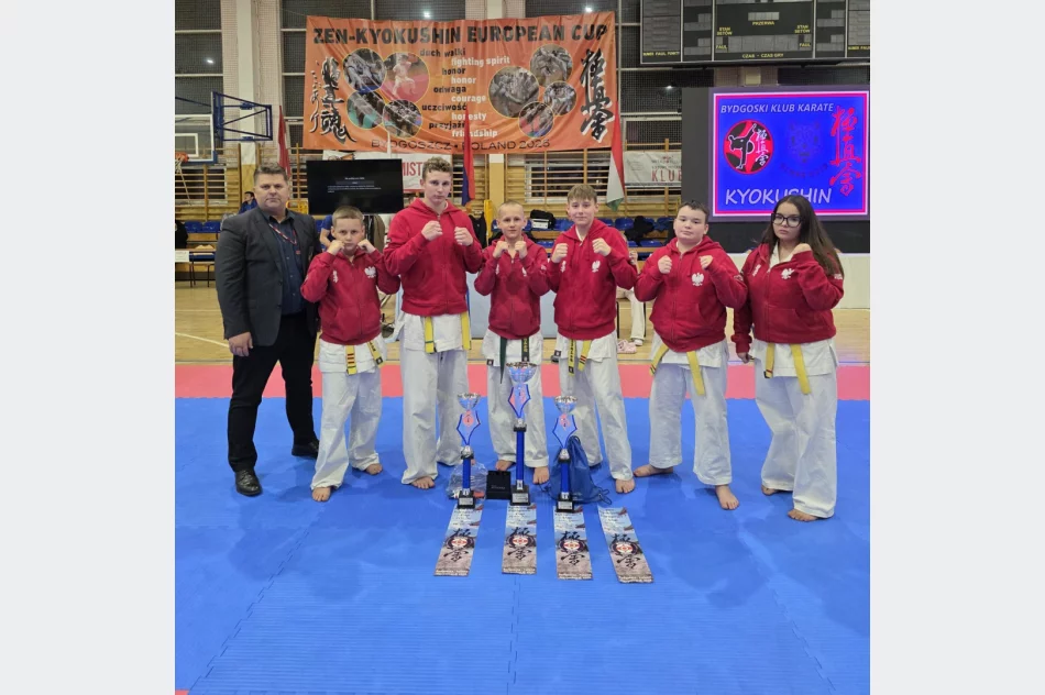  Trzy medale dla zawodników Limanowskiego Klubu Kyokushin Karate na Pucharze Europy ZenKyokushin - zdjęcie 11