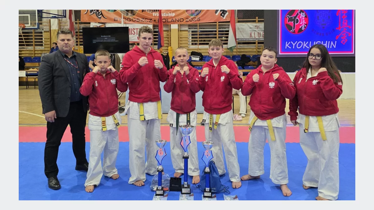 Puchar Europy z medalami limanowskich karateków/Fot.: Limanowski Klub Karate Kyokushin