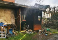 Pożar garażu - w akcji 24 strażaków - zdjęcie główne