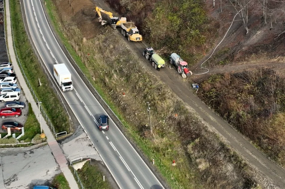 Roboty ziemne i rozbiórkowe na modernizowanej linii - zdjęcie 8