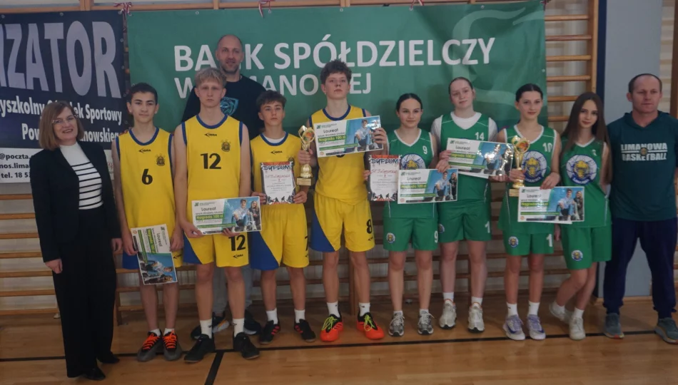 Koszykarskie trójki pod dominacją limanowskiej Trójki - zdjęcie 1