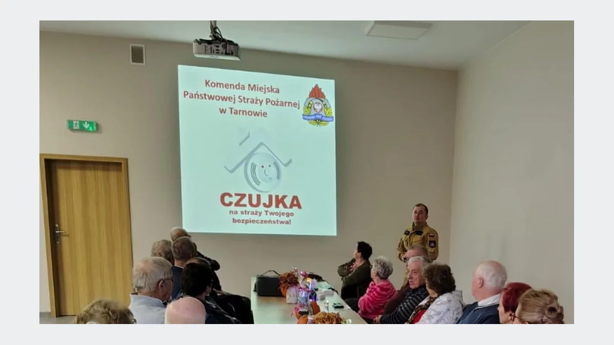 Z seniorami o bezpieczeństwie w sezonie grzewczym