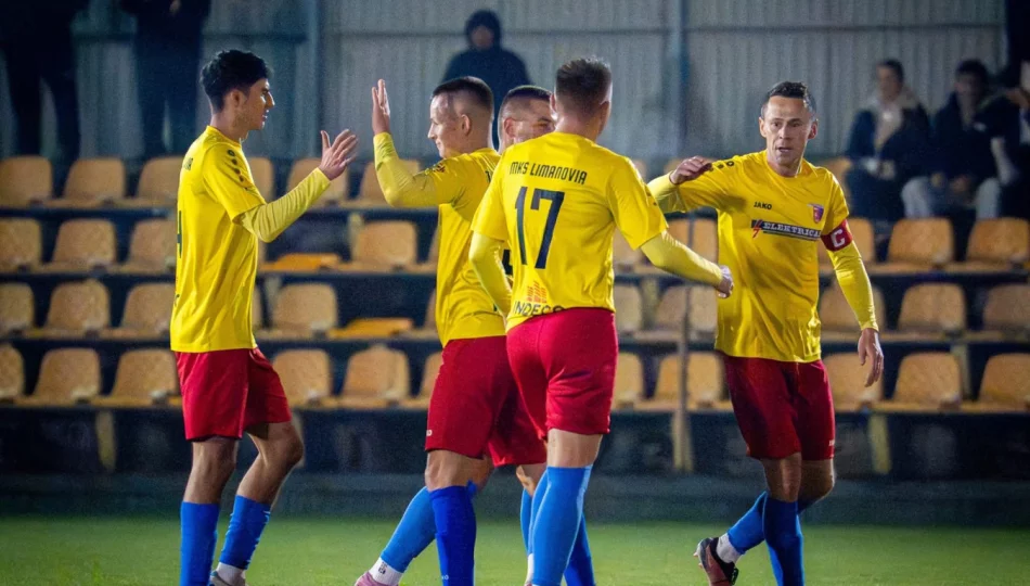 Czwarta liga na półmetku. Limanovia na ósmym miejscu - zdjęcie 1