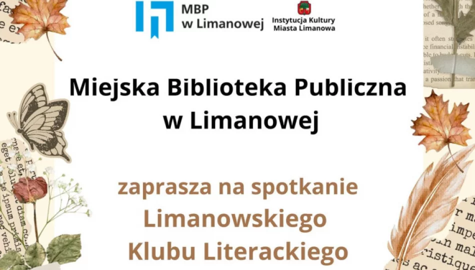 18 listopada – Spotkanie Limanowskiego Klubu Literackiego  - zdjęcie 1