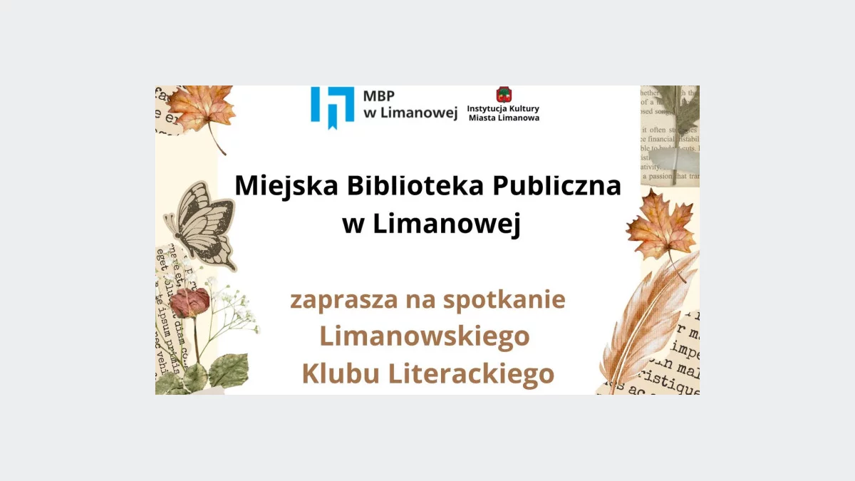 18 listopada – Spotkanie Limanowskiego Klubu Literackiego 
