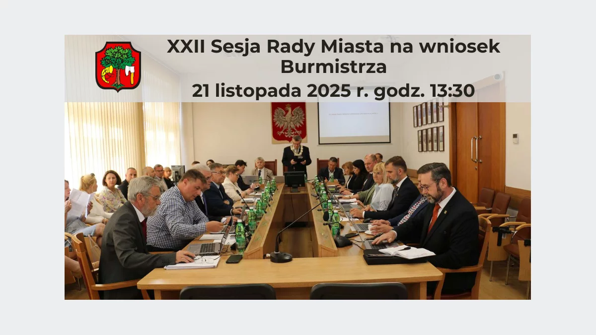 Sesja Rady Miasta na wniosek Burmistrza Miasta Limanowa – 21 listopada godz.13:30
