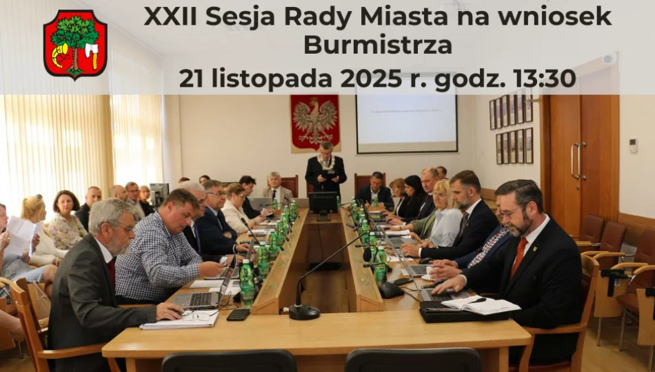 Sesja Rady Miasta na wniosek Burmistrza Miasta Limanowa – 21 listopada godz.13:30 - zdjęcie 1