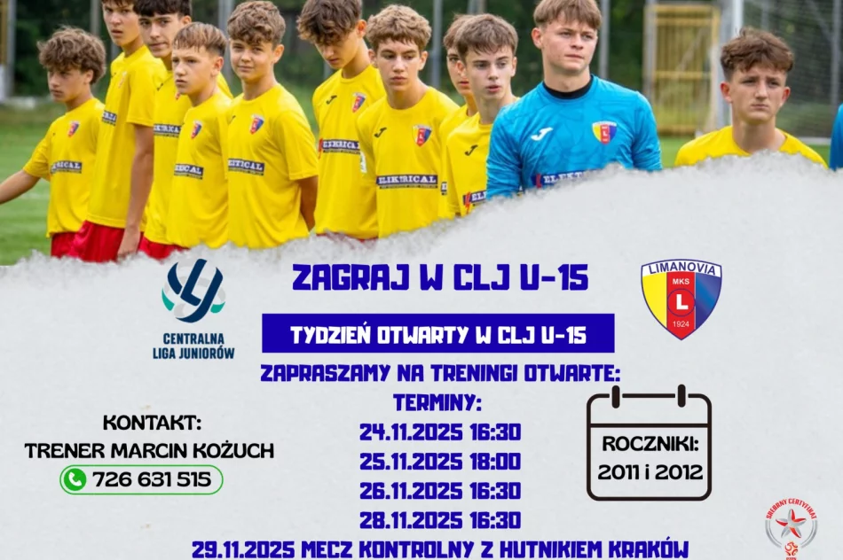Limanovia zachęca perspektywą gry w centralnej lidze - zdjęcie 2