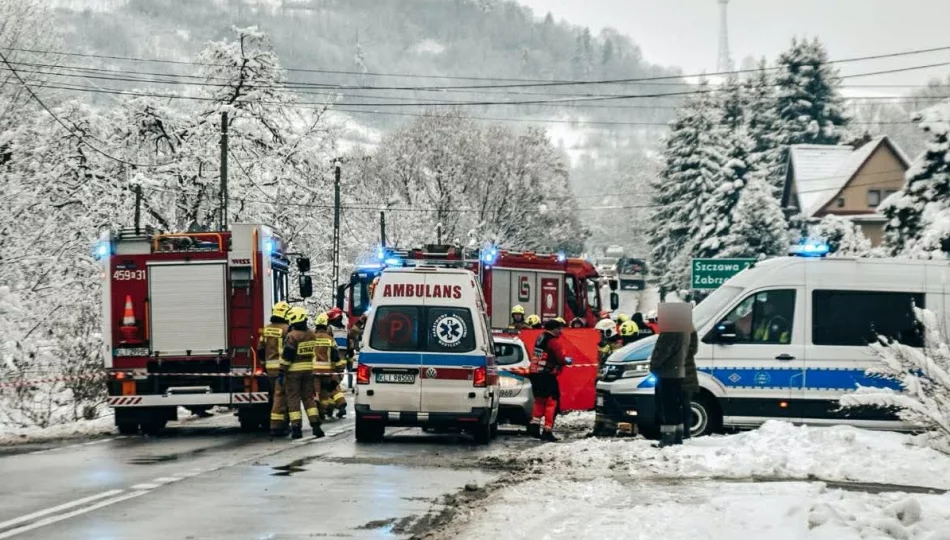 Nie żyje 65-letnia pasażerka, 67-letni kierowca w ciężkim stanie - zdjęcie 1