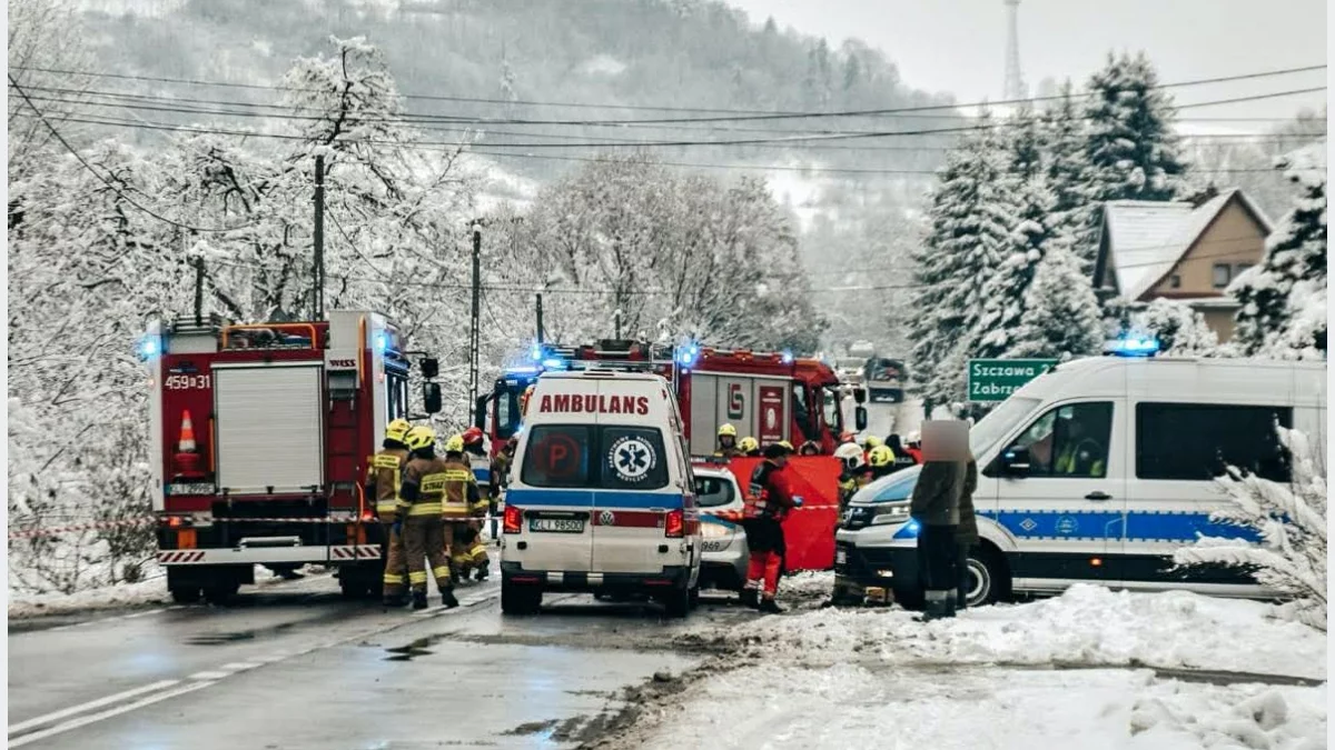 Nie żyje 65-letnia pasażerka, 67-letni kierowca w ciężkim stanie