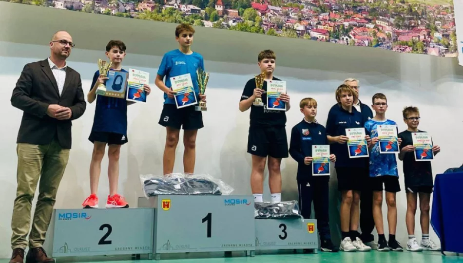 Michał Wilczek na podium - zdjęcie 1