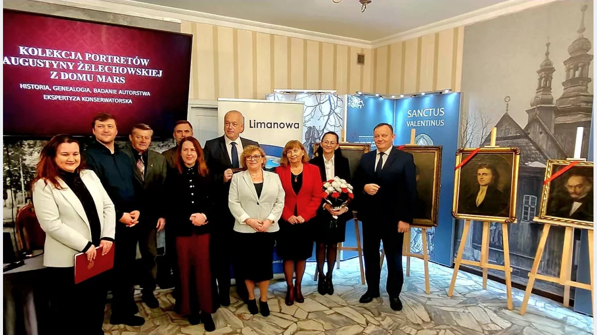 Bank Spółdzielczy w Limanowej wspiera kulturę Miasta Limanowa – cenna kolekcja portretów trafiła do Muzeum Regionalnego Ziemi Limanowskiej