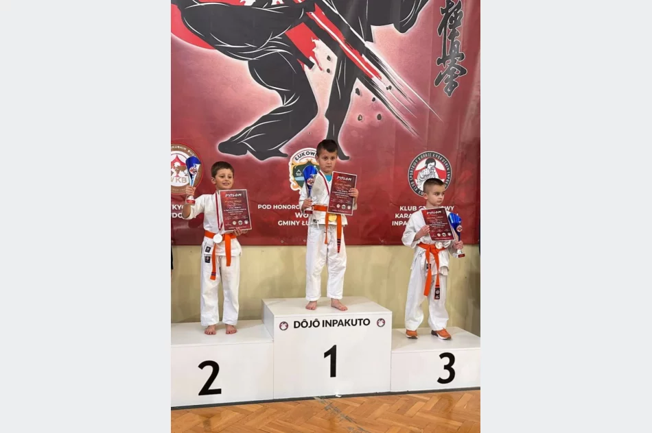 8 medali dla zawodników Limanowskiego Klubu Kyokushin Karate na Inpakuto 2025 w Łukowicy - zdjęcie 2