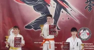 8 medali dla zawodników Limanowskiego Klubu Kyokushin Karate na Inpakuto 2025 w Łukowicy - zdjęcie 5