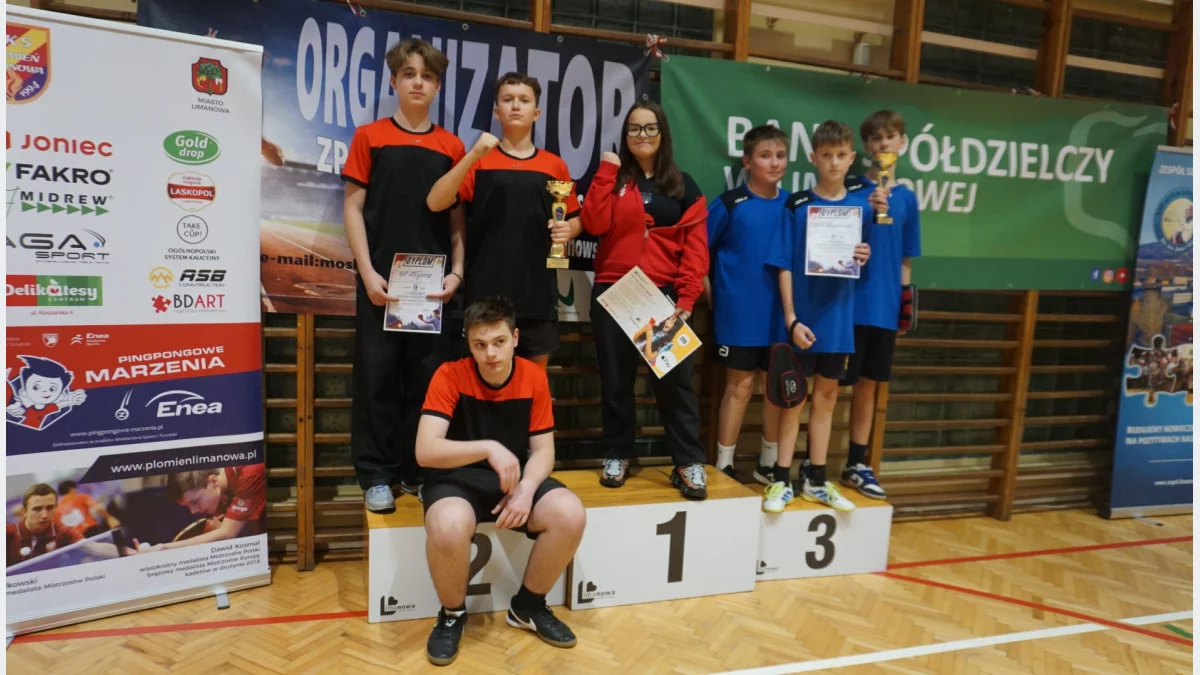 Limanowska „Czwórka” i Szczyrzyc z mistrzostwem powiatu/Fot.: MOS Limanowa