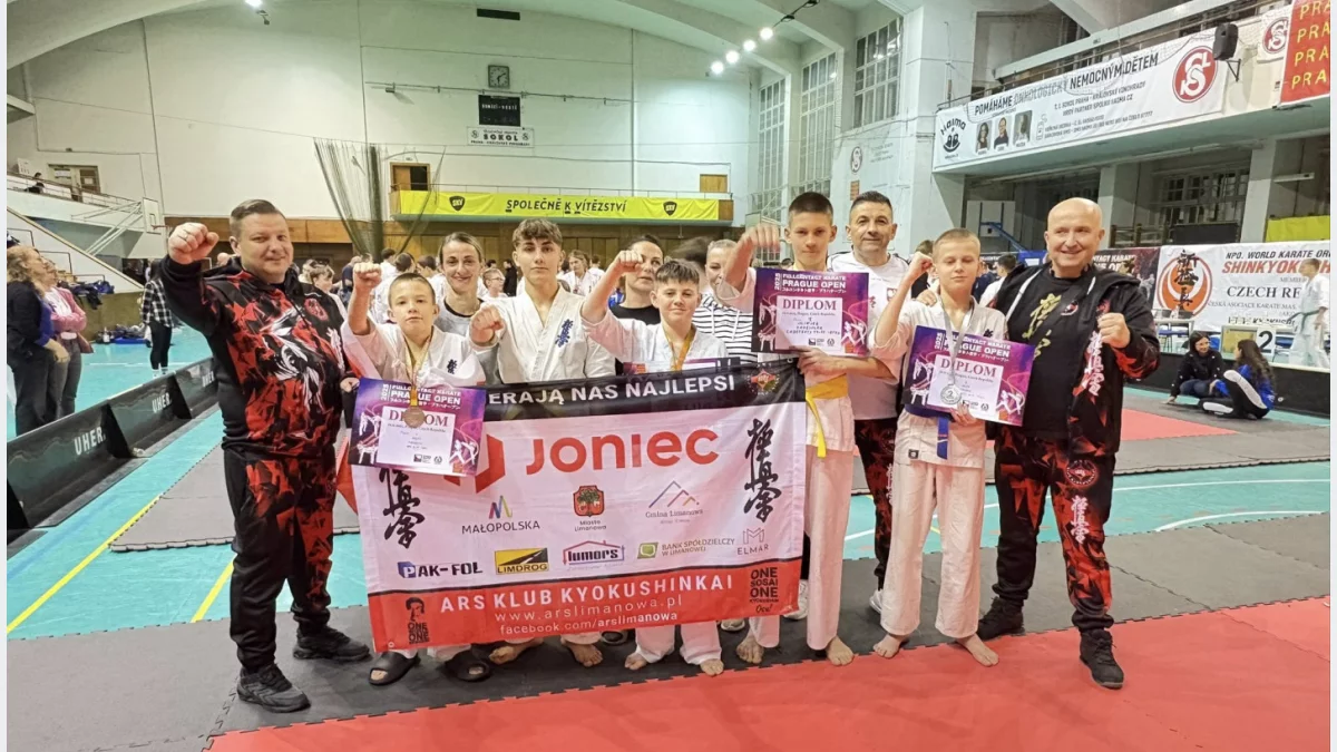 Karatecy ARS Limanowa – JONIEC Team wywalczyli cztery medale na międzynarodowym turnieju Fullcontact Karate Prague Open
