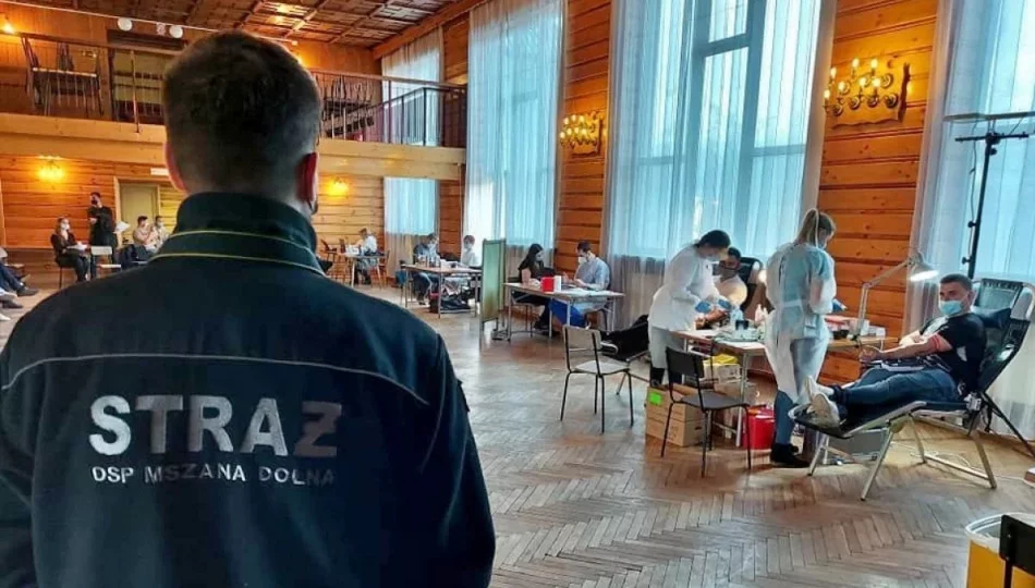 Strażacka zbiórka krwi po raz piętnasty - zdjęcie 1