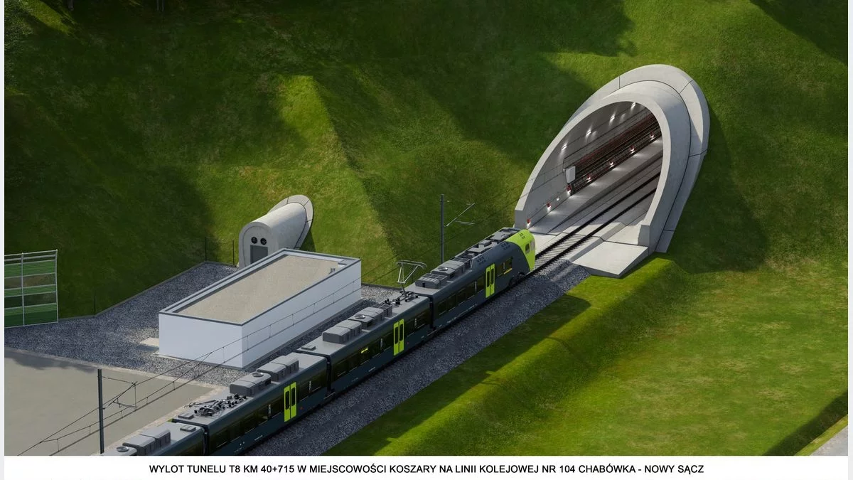 Tunel kolejowy pod Piekiełkiem będzie miał 2 km