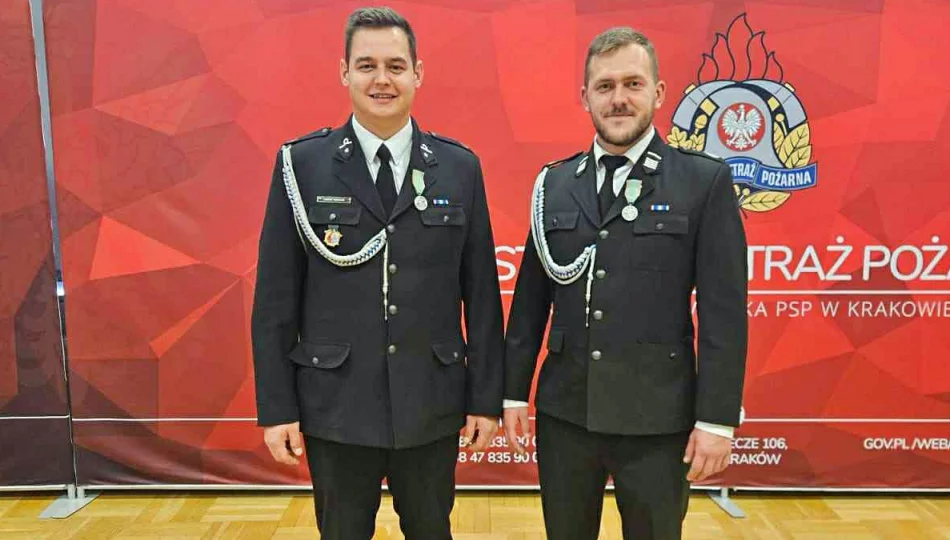 Medale dla strażaków z Limanowszczyzny - zdjęcie 1