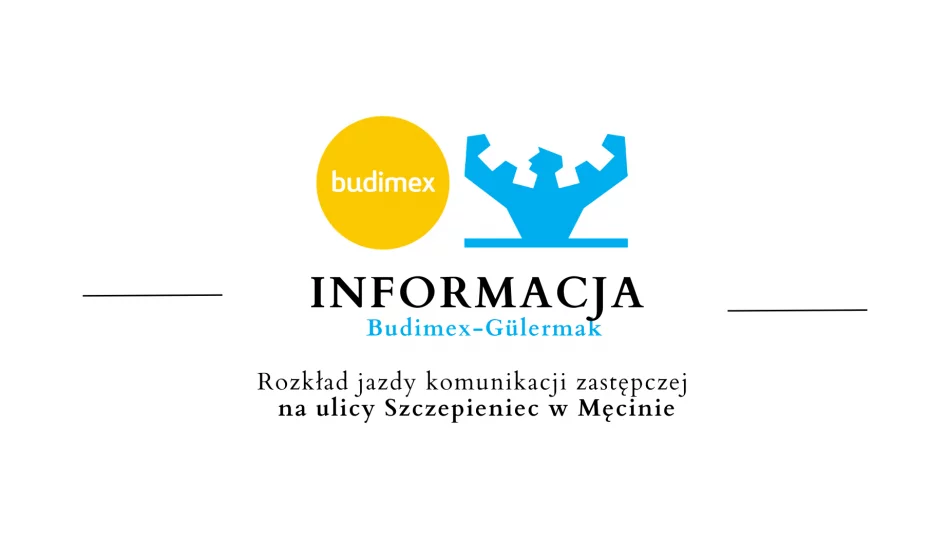Rozkład jazdy komunikacji zastępczej na ulicy Szczepieniec w Męcinie - zdjęcie 1