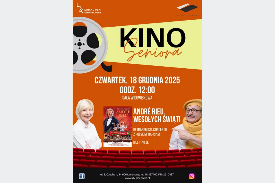 "André Rieu. Wesołych Świąt!" 18 grudnia w Kinie Seniora - zdjęcie 2