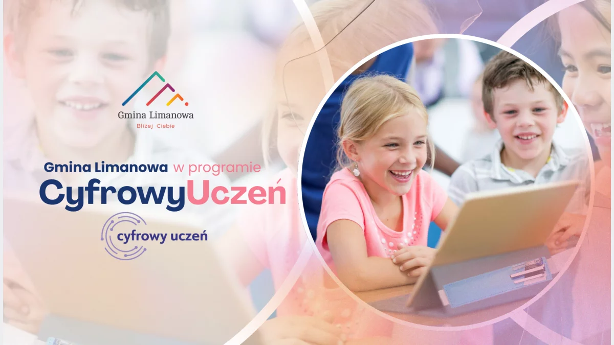Gmina Limanowa w programie Cyfrowy Uczeń