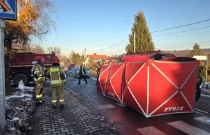 Śmiertelny wypadek na DW965 - droga Limanowa- Bochnia zablokowana - zdjęcie główne