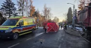 Śmiertelny wypadek na DW965 - droga Limanowa- Bochnia zablokowana - zdjęcie 2