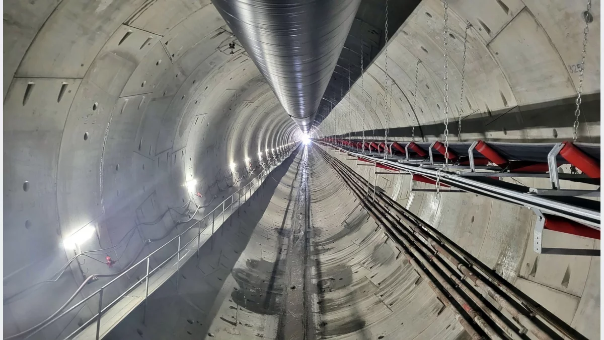 Drążenie tunelu pod Pisarzową/fot.: Podłęże-Piekiełko