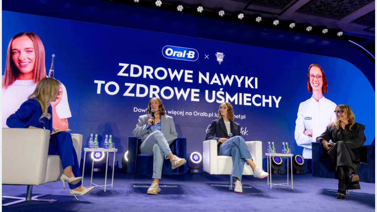  Tytuł: „Zdrowe nawyki to zdrowe uśmiechy” - Iga Świątek w kampanii edukacyjnej Oral-B wspieranej przez PTS