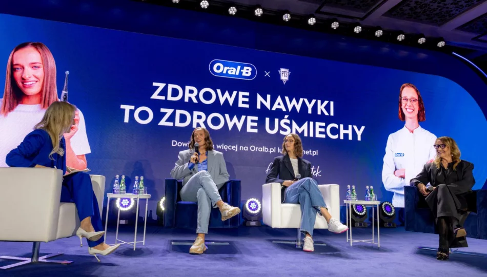  Tytuł: „Zdrowe nawyki to zdrowe uśmiechy” - Iga Świątek w kampanii edukacyjnej Oral-B wspieranej przez PTS - zdjęcie 1