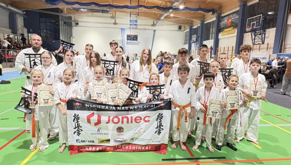 Medalowy popis karateków ARS Limanowa–JONIEC TEAM — 19 medali na turnieju w Nowym Targu - zdjęcie 1