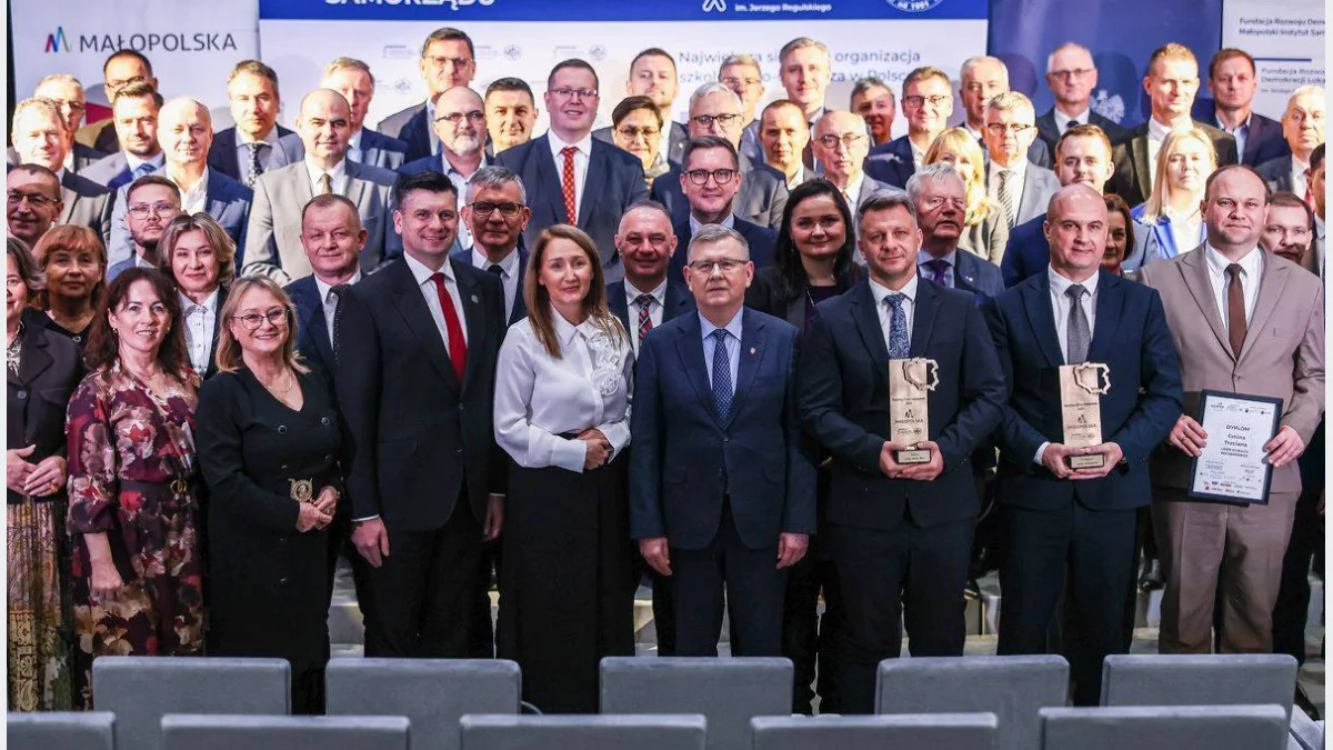 Burmistrz Miasta Limanowa na Gali Rankingu Gmin Małopolski 2025