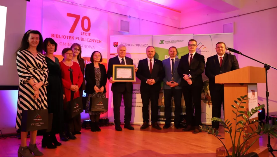 Relacja z jubileuszu 70-lecia bibliotek publicznych Gminy Limanowa - zdjęcie 1
