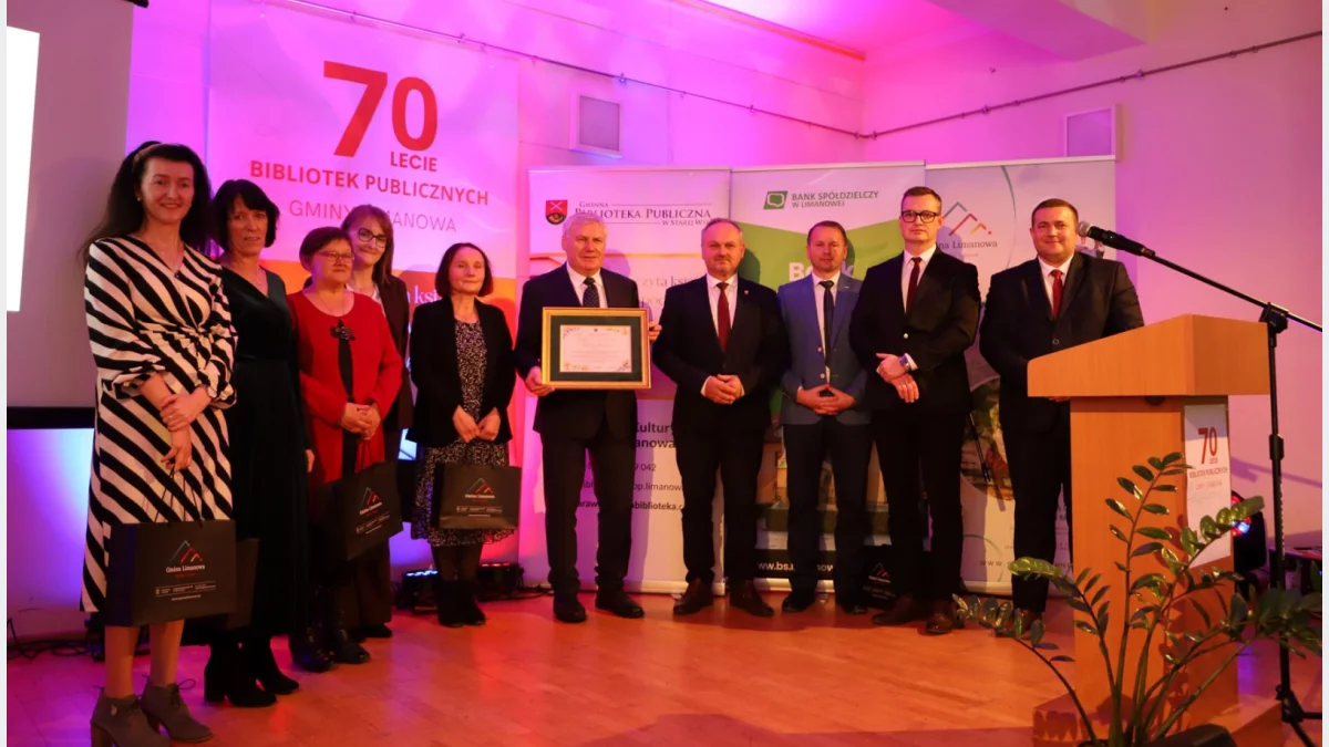 Relacja z jubileuszu 70-lecia bibliotek publicznych Gminy Limanowa