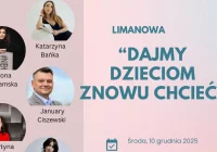 „Dajmy dzieciom znowu chcieć” – 10 grudnia w Limanowskim Domu Kultury - zdjęcie główne