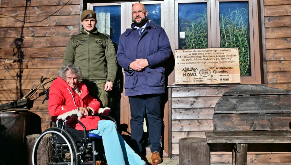 Limanowscy Terytorialsi wyremontowali dom bohaterki AK - zdjęcie 1