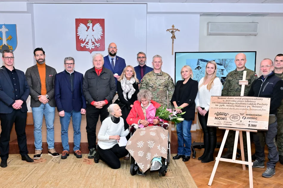 Limanowscy Terytorialsi wyremontowali dom bohaterki AK - zdjęcie 20