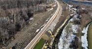 Nad Dunajcem linia kolejowa nabiera kształtów - zdjęcie 3
